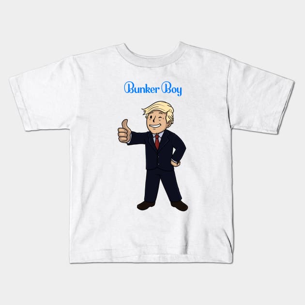 President Bunker Boy Kids T-Shirt by My Tribe Apparel